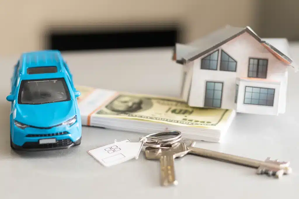 Property Management Orders - visual examples of financial matters - house car